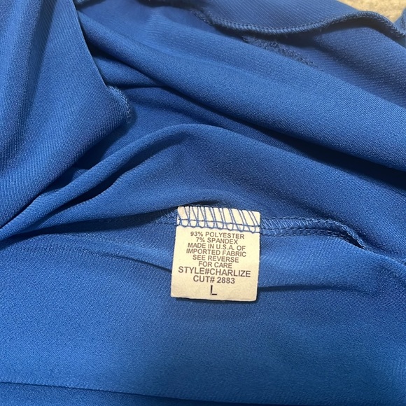 Blue Ruffle Dress - Picture 4 of 5